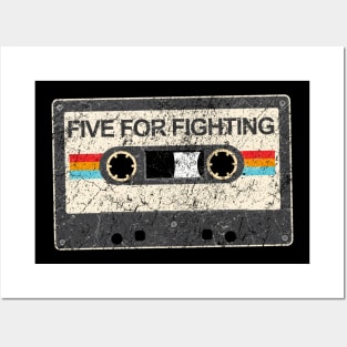 kurniamarga vintage cassette tape Five For Fighting Posters and Art